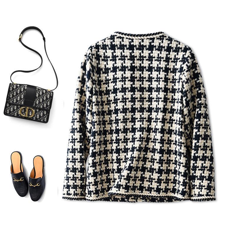 Houndstooth Small Jacket For Women