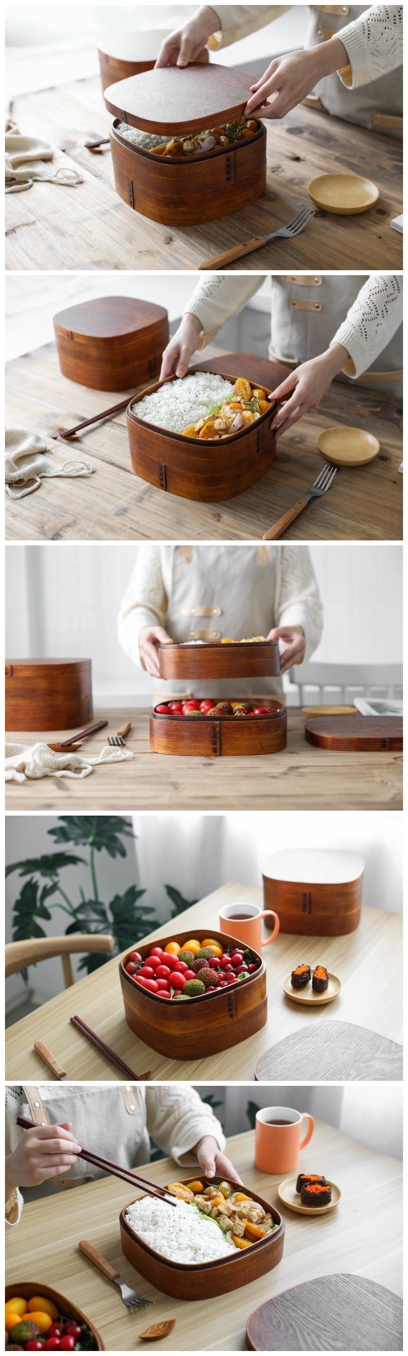 Multi-layer Compartment Bento Box