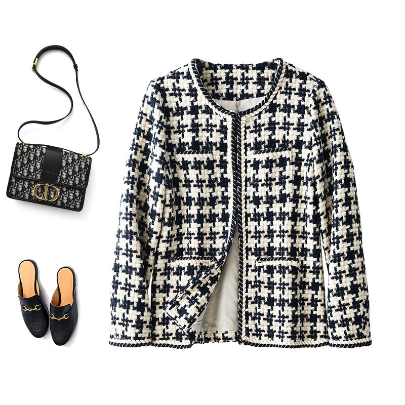 Houndstooth Small Jacket For Women