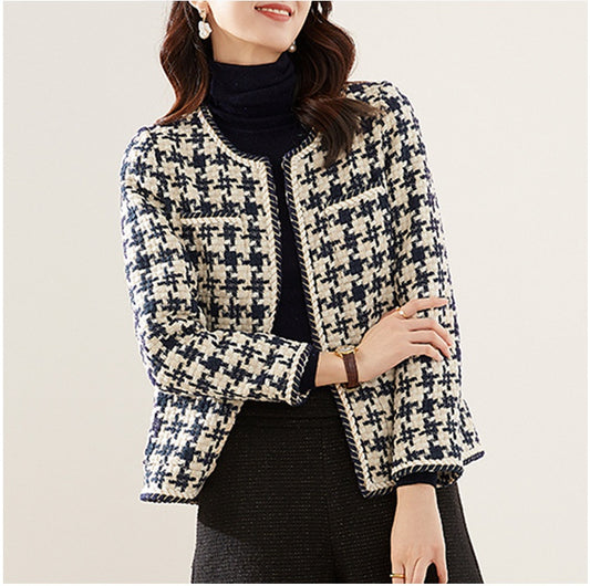 Houndstooth Small Jacket For Women