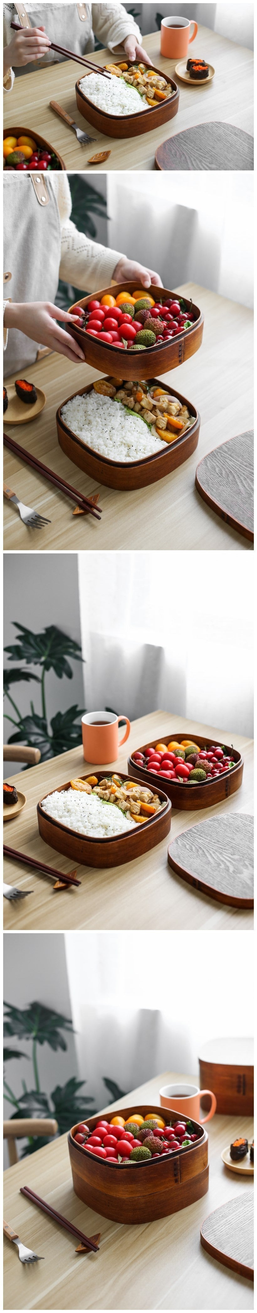 Multi-layer Compartment Bento Box