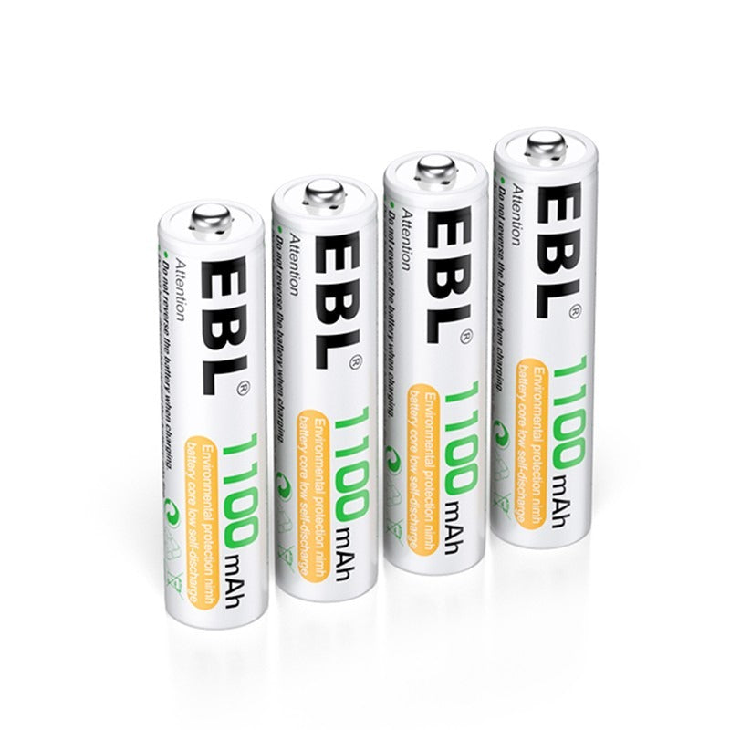 EBL AAA Rechargeable Ni-MH Batteries 1100mAh